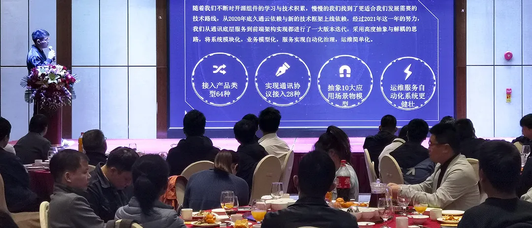 子公司新聞 久通物聯(lián)2021年度年會(huì)召開